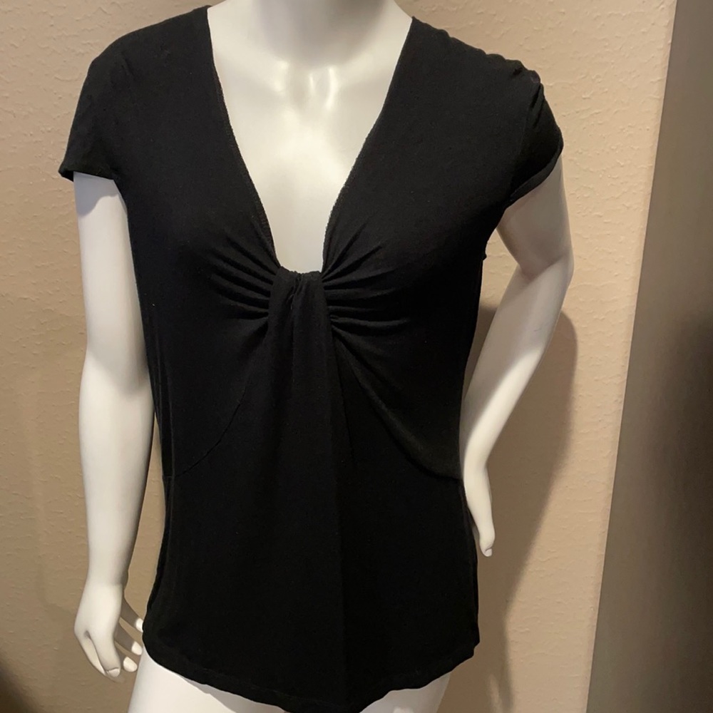 Anne Klein Stretch Black Top - Small